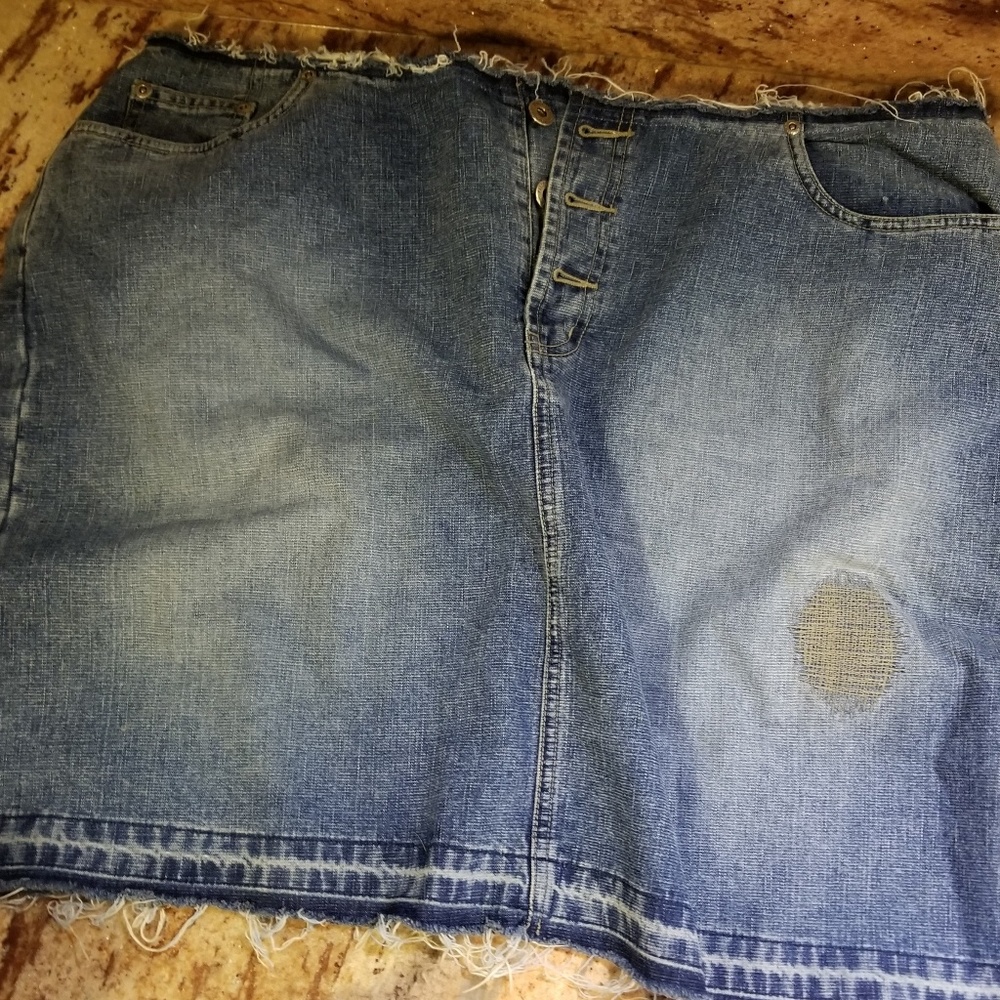 DENIM SKIRT - Picture 4 of 4